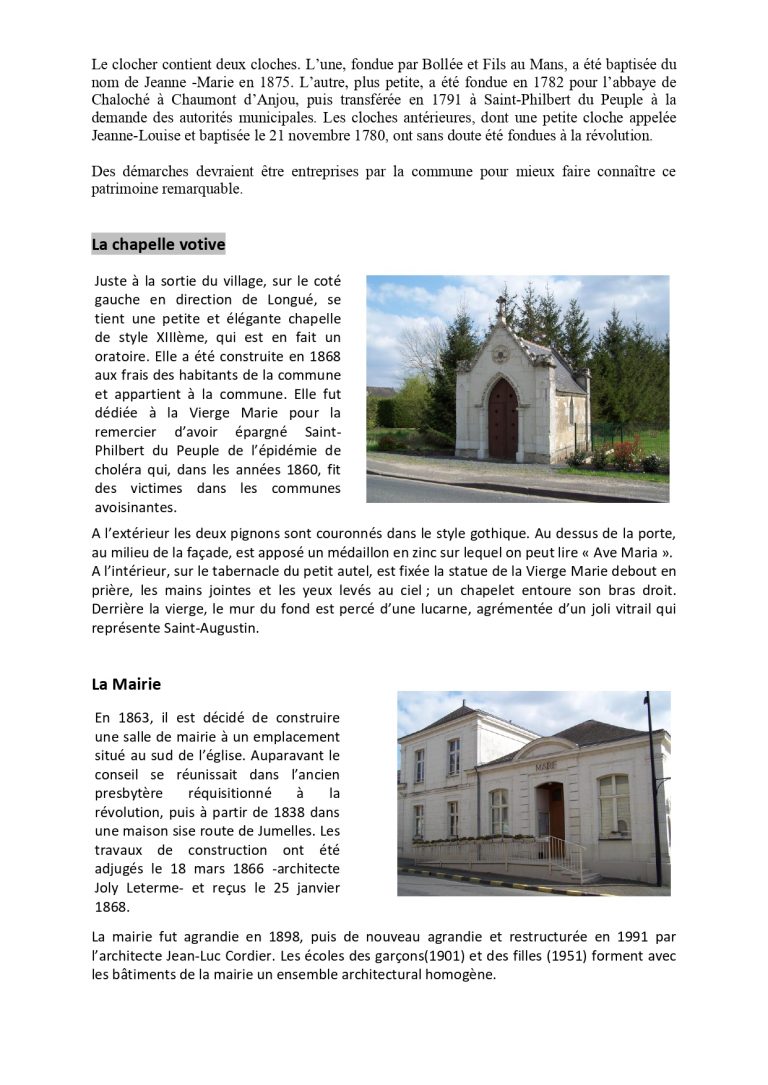 Présentation de la Commune Saint Philbert du Peuple